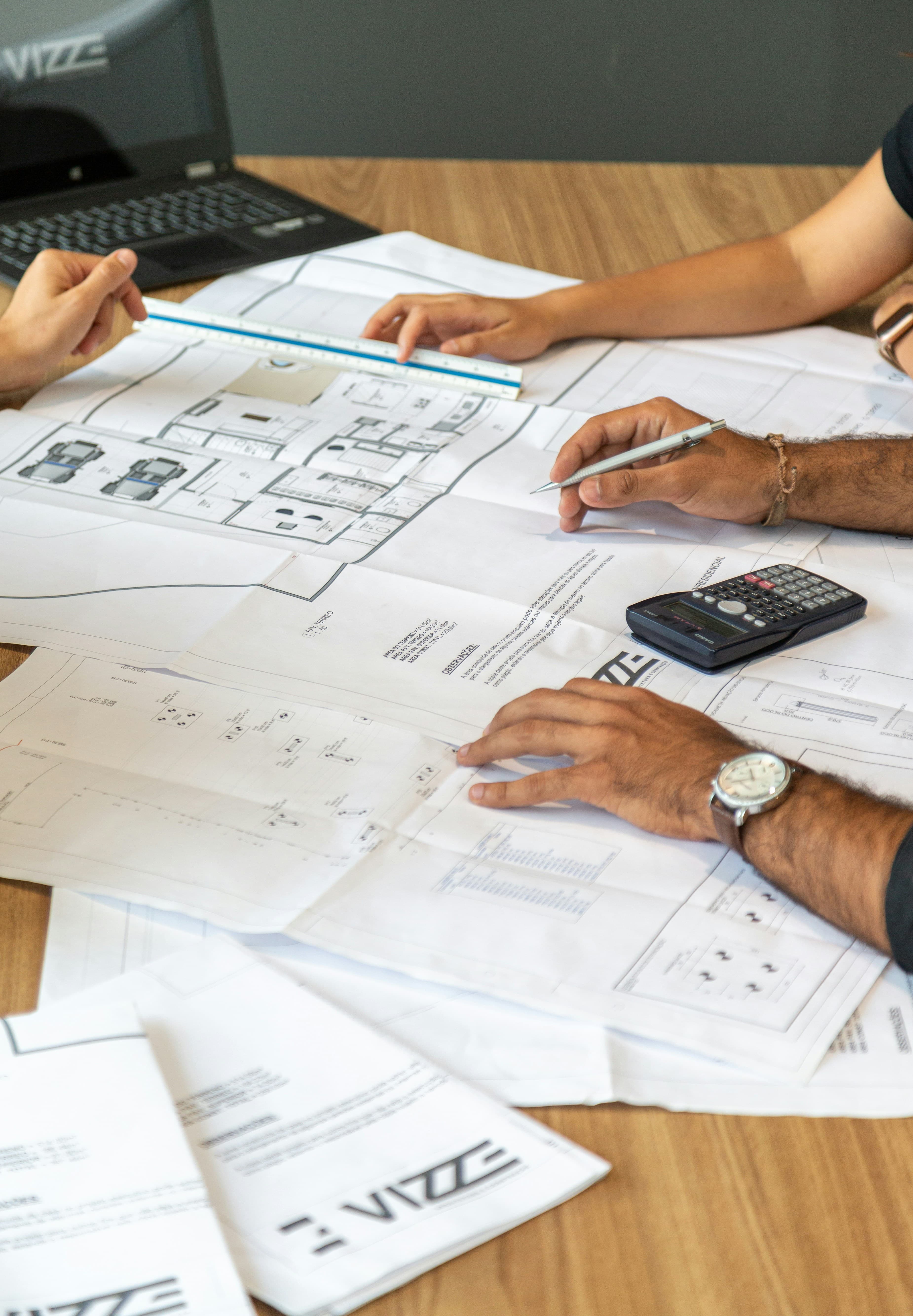 Site supervision and structural drawings